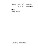 Предварительный просмотр 1 страницы AEG 2630 KG Operating Instructions Manual