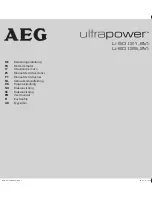 AEG 2V) Ultrapower User Manual preview