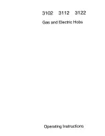 AEG 3102 Operating Instructions Manual preview