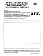 Предварительный просмотр 1 страницы AEG 31213 D Instructions For Use Manual