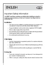 Preview for 2 page of AEG 34942G Operating And Installation Instructions