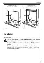 Предварительный просмотр 15 страницы AEG 34942G Operating And Installation Instructions