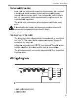 Предварительный просмотр 21 страницы AEG 34942G Operating And Installation Manual