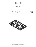 AEG 35941G Operating Instructions Manual preview