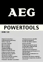 Preview for 2 page of AEG 411670 Original Instructions Manual