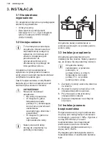 Preview for 142 page of AEG 516UE User Manual