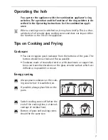 Preview for 7 page of AEG 600 M Installation And Operating Instructions Manual