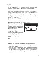 Preview for 15 page of AEG 600 M Installation And Operating Instructions Manual