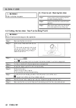 Предварительный просмотр 42 страницы AEG 6000 Series User Manual