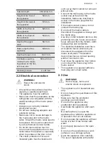 Preview for 5 page of AEG 6000 STEAMBAKE User Manual