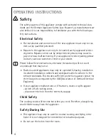 Preview for 4 page of AEG 61100MF-an Operating And Installation Instructions