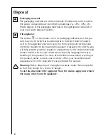 Preview for 6 page of AEG 61100MF-an Operating And Installation Instructions