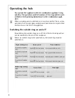 Preview for 8 page of AEG 61200 M Installation And Operating Instructions Manual