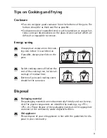 Предварительный просмотр 9 страницы AEG 61200 M Installation And Operating Instructions Manual