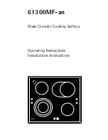 AEG 61300MF-an Operating And Installation Manual preview