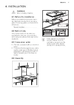 Preview for 8 page of AEG 62 D4A 05 CA User Manual