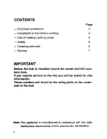 Preview for 2 page of AEG 6299 K Installation And Operating Instrictions