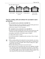 Предварительный просмотр 21 страницы AEG 6530 K Installation And Operating Instructions Manual