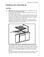 Предварительный просмотр 29 страницы AEG 6530 K Installation And Operating Instructions Manual