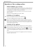 Preview for 12 page of AEG 65300KF-an Operating And Installation Manual