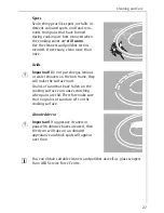 Предварительный просмотр 27 страницы AEG 65320 K User Instructions