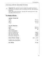 Предварительный просмотр 33 страницы AEG 65320 K User Instructions