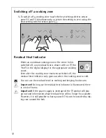 Предварительный просмотр 12 страницы AEG 66030K-MN Installation And Operating Instructions Manual