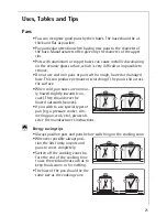 Предварительный просмотр 21 страницы AEG 66030K-MN Installation And Operating Instructions Manual