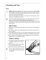 Предварительный просмотр 24 страницы AEG 66030K-MN Installation And Operating Instructions Manual