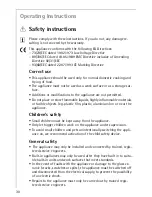 Предварительный просмотр 4 страницы AEG 66100KF-N Installation And Operating Instructions Manual