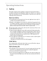 Preview for 5 page of AEG 6630 K-MN Installation And Operating Instructions Manual