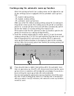 Preview for 17 page of AEG 6630 K-MN Installation And Operating Instructions Manual