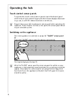 Предварительный просмотр 8 страницы AEG 66300 K-IN Installation And Operating Instructions Manual