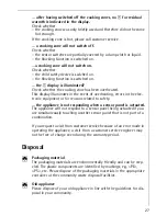 Preview for 27 page of AEG 66300 K-IN Installation And Operating Instructions Manual