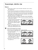 Предварительный просмотр 82 страницы AEG 66300 K-IN Installation And Operating Instructions Manual