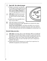 Предварительный просмотр 28 страницы AEG 66300KF-an Installation And Operating Instructions Manual