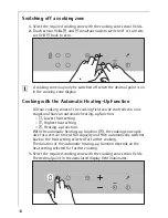 Preview for 18 page of AEG 67600KF Installation And Operating Instructions Manual