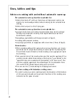 Preview for 24 page of AEG 67600KF Installation And Operating Instructions Manual