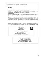 Preview for 57 page of AEG 68001K Installation And Operating Instructions Manual