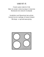 AEG 68001KF-N Installation And Operating Instructions Manual preview