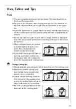 Preview for 21 page of AEG 76301KF-N Installation And Operating Instructions Manual