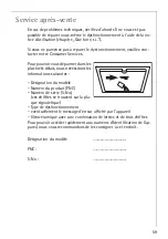 Preview for 59 page of AEG 76301KF-N Installation And Operating Instructions Manual