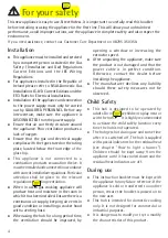 Preview for 4 page of AEG 79902G Operating Instructions Manual