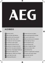 AEG 82433674 Original Instructions Manual preview