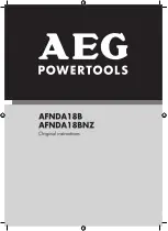 Preview for 1 page of AEG 8904077 Original Instructions Manual