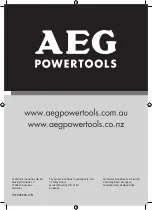 Preview for 12 page of AEG 8904077 Original Instructions Manual