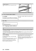 Предварительный просмотр 242 страницы AEG 944188243 User Manual