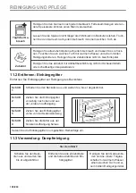 Preview for 188 page of AEG 944188639 User Manual