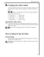 Предварительный просмотр 11 страницы AEG 95300KA-MN Operating And Installation Instructions