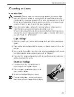 Предварительный просмотр 21 страницы AEG 95300KA-MN Operating And Installation Instructions